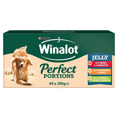 GARDEN & PET SUPPLIES - Winalot Perfect Portions in Jelly 40x100g