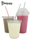 GARDEN & PET SUPPLIES - 10oz Belgravia Plastic Smoothie Cups Pack 50's