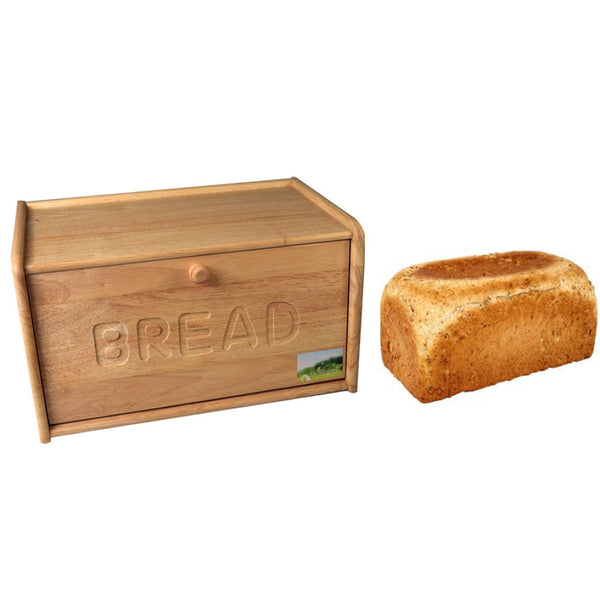 Zodiac Retro Wooden Bread Bin 39 x 24.5 x 18cm / 15 x 10 x 7" - Garden & Pet Supplies