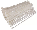 GARDEN & PET SUPPLIES - White Cable Ties 200x4.6mm Pack 100's