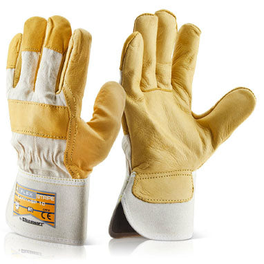 Beeswift Canadian Yellow Hide Gloves (One Pair)