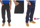 B-Click Workwear Navy 34 Action Work Trousers {All Sizes} - GARDEN & PET SUPPLIES