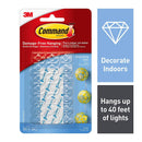 3M Command 17026CLR Clear Decorating Clips