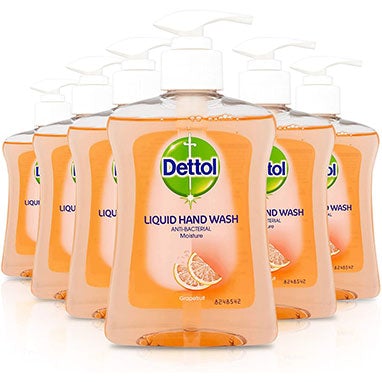 Dettol Grapefruit Hand Wash 6 x 250ml - GARDEN & PET SUPPLIES