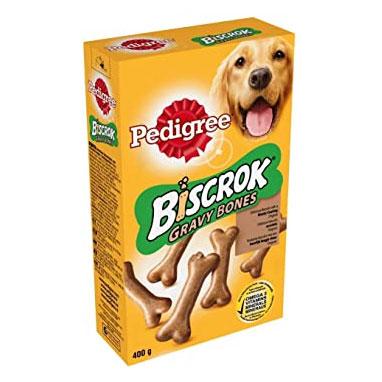 GARDEN & PET SUPPLIES - Pedigree Biscrok Gravy Bones Biscuits Original Dog Treats 400g
