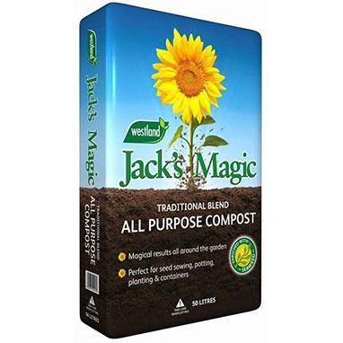 GARDEN & PET SUPPLIES - Westland Jack's Magic Multi-Purpose Compost 50 Litre