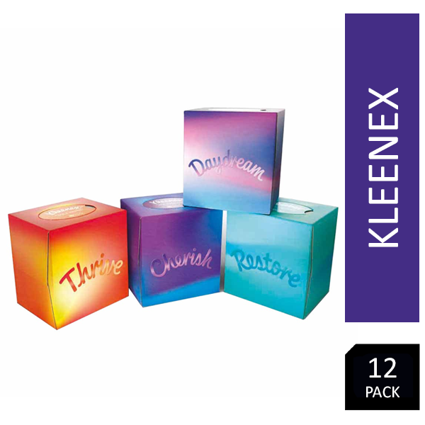 Kleenex Collection Cube Tissues 12 x 48 Sheets