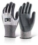 Kutstop Nitrile Coated Flexible Glove {Grey} - Garden & Pet Supplies