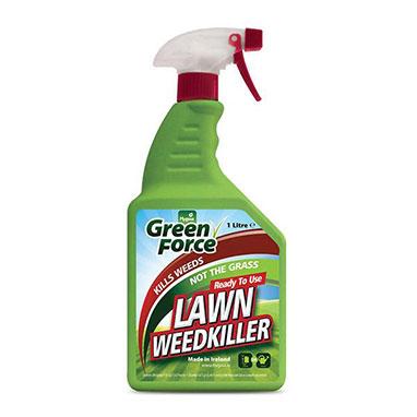 GARDEN & PET SUPPLIES - Greenforce Lawn Weedkiller 1L – Ready to Use Spray Bottle