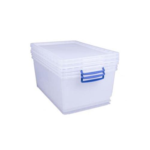 GARDEN & PET SUPPLIES - Really Useful Clear Plastic (Nestable) Storage Box 62 Litre
