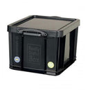 GARDEN & PET SUPPLIES - Really Useful Black Plastic Storage Box 35 Litre