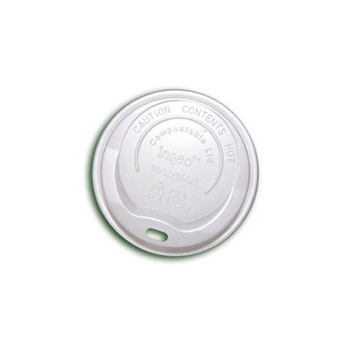 8oz Bio Sip Through White Lids Pack 50's