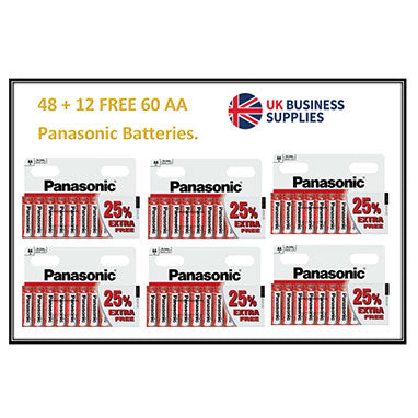 Panasonic AA Zinc Batteries Pack 60's {6 x 10's} - Garden & Pet Supplies
