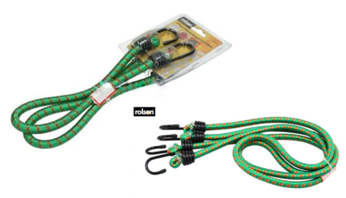 GARDEN & PET SUPPLIES - Rolson 2 Piece Bungee Cord Set 1200mmx12mm