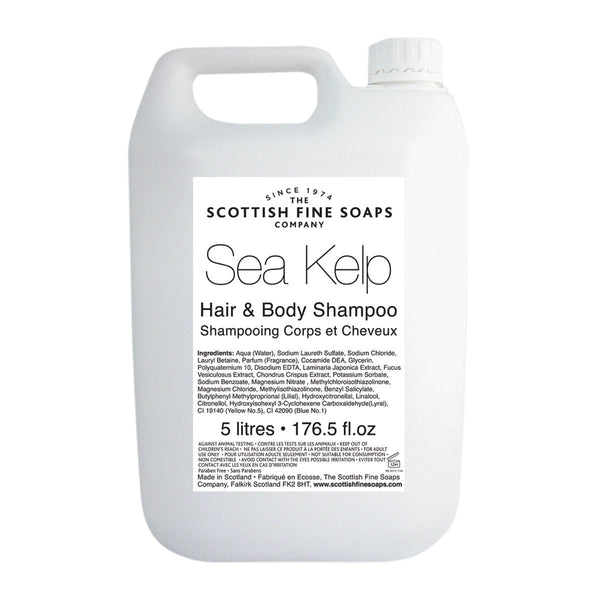 Scottish Fine Soaps Sea Kelp Luxury Hair & Body Shampoo 5 Litre - GARDEN & PET SUPPLIES