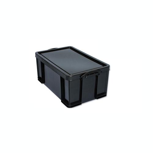 GARDEN & PET SUPPLIES - Really Useful Black Plastic Storage Box 64 Litre