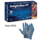 Delight Blue PF Powder Free Vinyl Examination/Food Gloves 100 SMALL {38996} - Garden & Pet Supplies