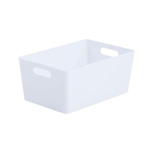 GARDEN & PET SUPPLIES - Wham White Rectangular Studio Basket 4.02 3.9 Litre