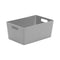 GARDEN & PET SUPPLIES - Wham Grey Rectangular Studio Basket 4.02 3.9 Litre