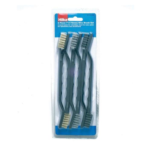 GARDEN & PET SUPPLIES - Hilka 7inch Cleaning Brush Set Pack 6's