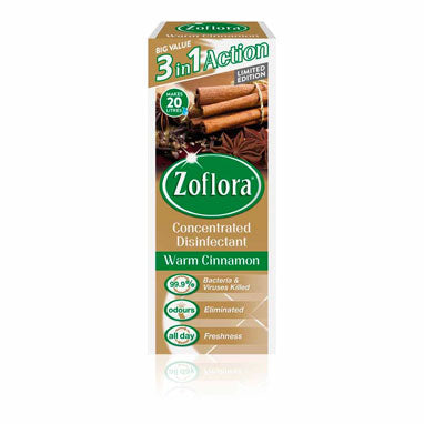 Zoflora Limited Edition Warm Cinnamon Concentrated Fragranced Disinfectant 500ml - Garden & Pet Supplies